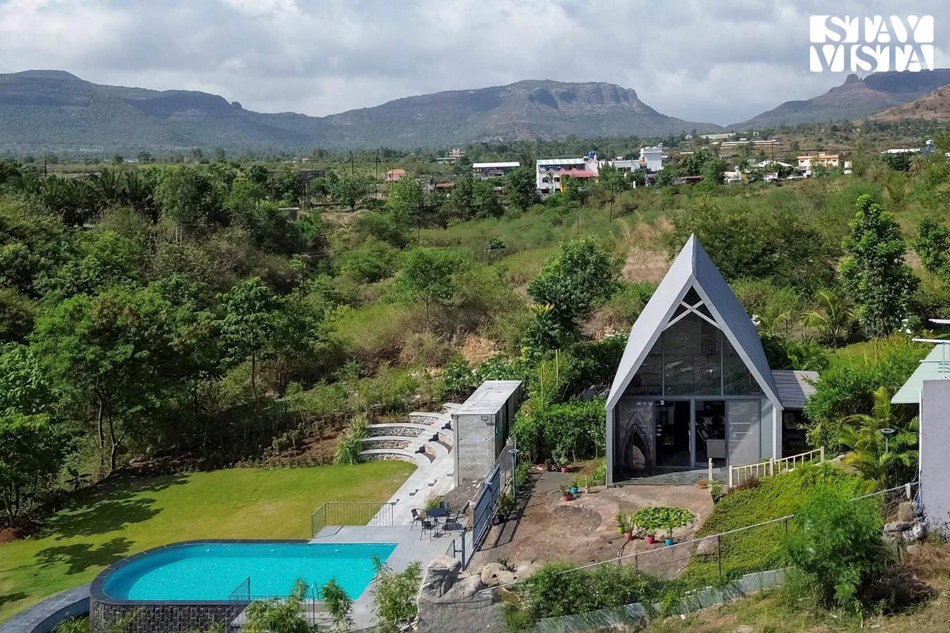 Stayvista'S Celeste Villa - Hill-View Retreat With Infinity Pool Nashik Ngoại thất bức ảnh