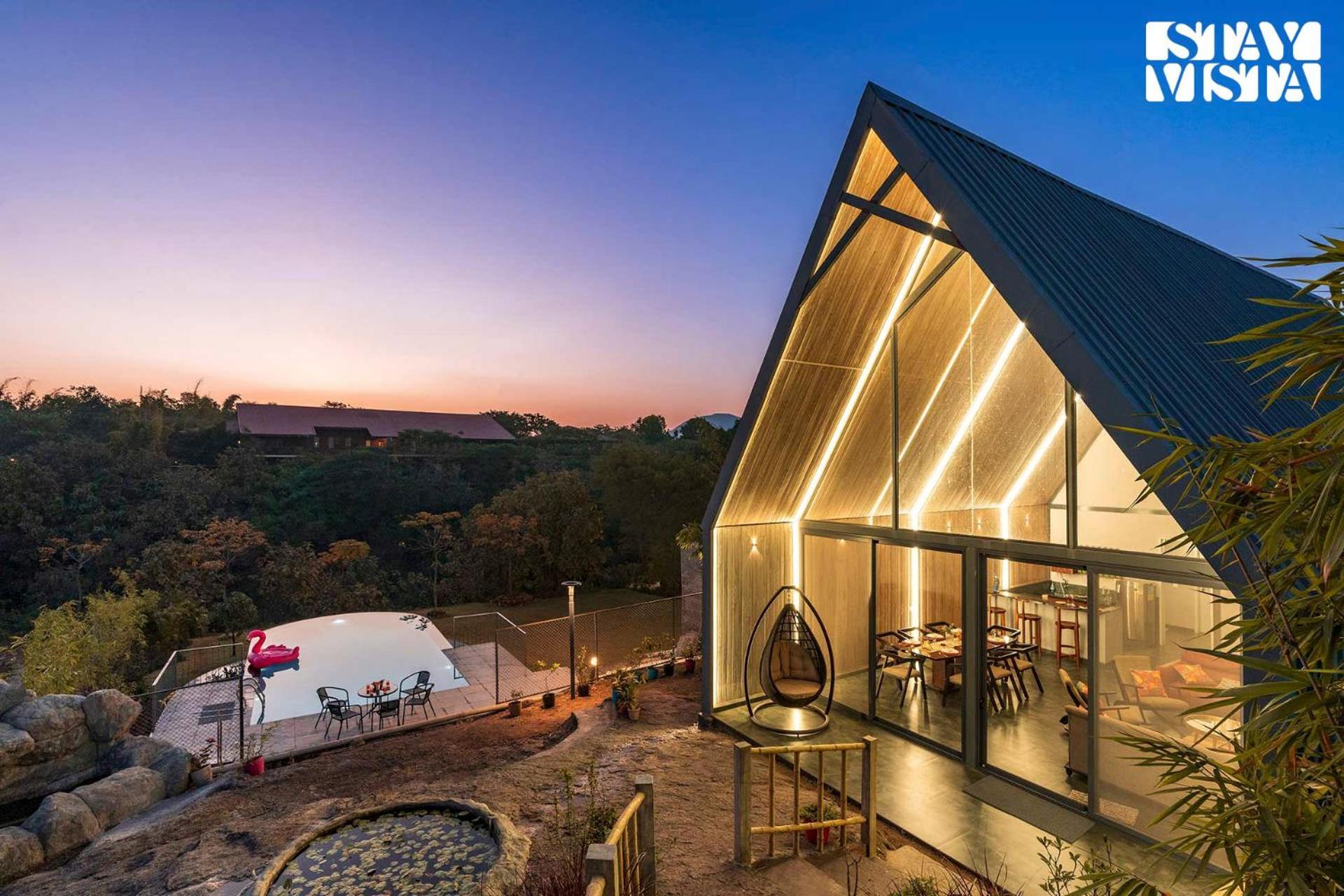 Stayvista'S Celeste Villa - Hill-View Retreat With Infinity Pool Nashik Ngoại thất bức ảnh